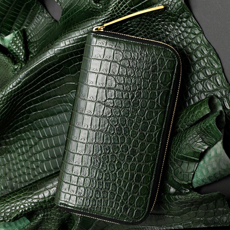 金運がアップする財布は、池田工芸のクロコダイル ラウンドビッグウォレット ティラノ