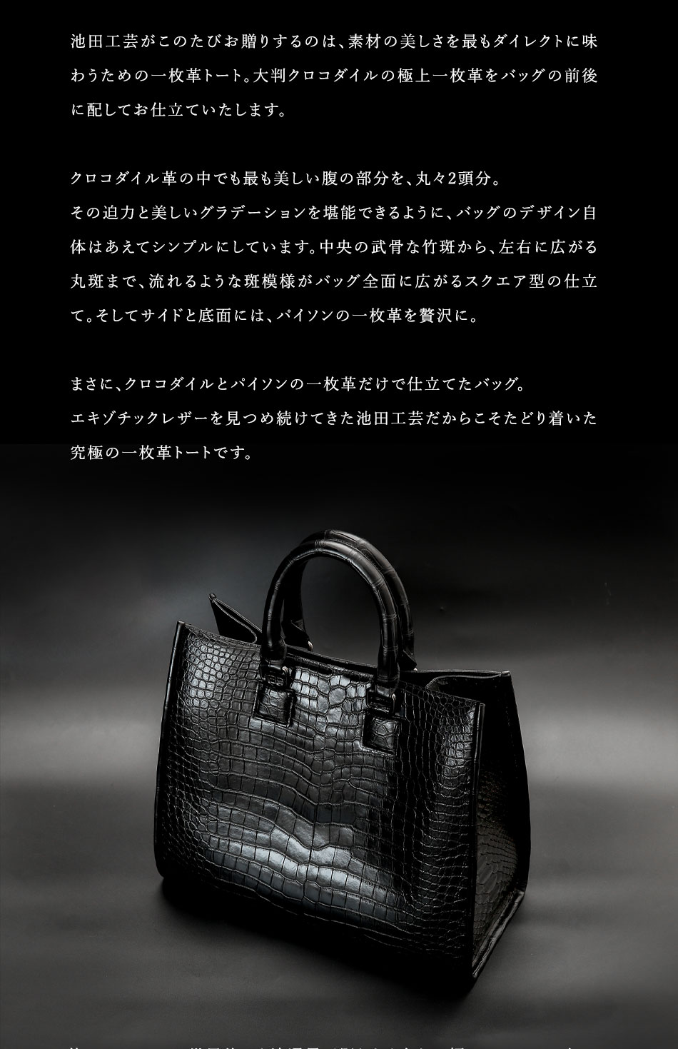 【本日限定5000円セール】デザインバッグ 究極のクロコ革