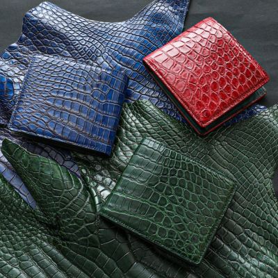 クロコダイル２つ折り財布（メンズ） | クロコダイルの池田工芸WEB本店