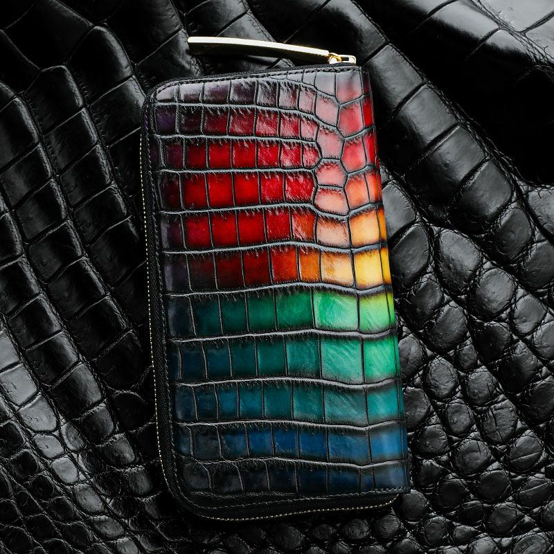 厄年におすすめの財布は、池田工芸の七色クロコダイル厄除開運財布「ドリーム」